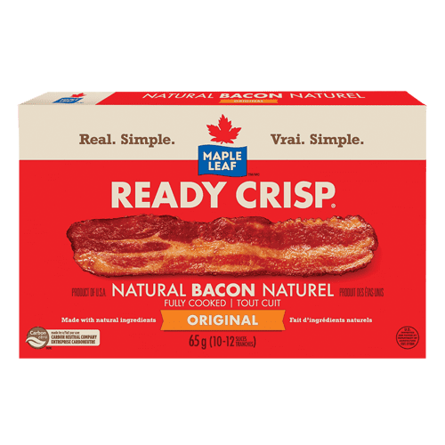 Maple Leaf Ready Crisp Fully Cooked Natural Bacon