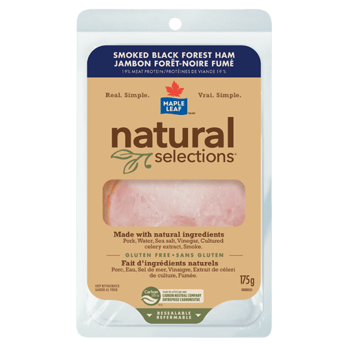 Maple Leaf Natural Selections Smoked Black Forest Ham