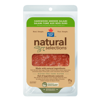 Maple Leaf Natural Selections Hardwood Smoked Salami