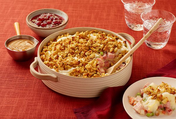 Thankgivings Ham Jumble Casserole