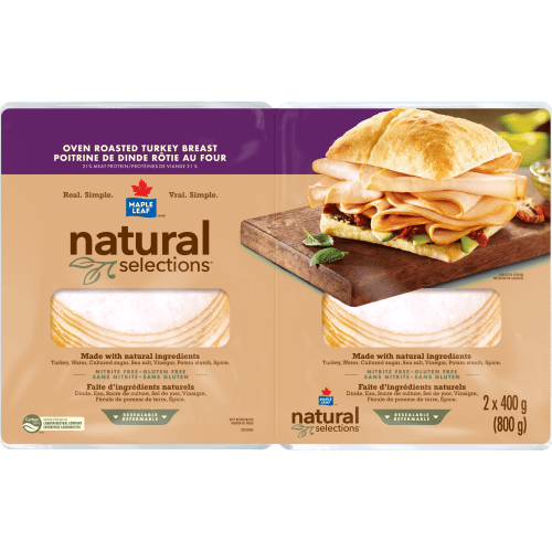 Maple Leaf Natural Selections Oven Roasted Turkey Breast – Double Pack