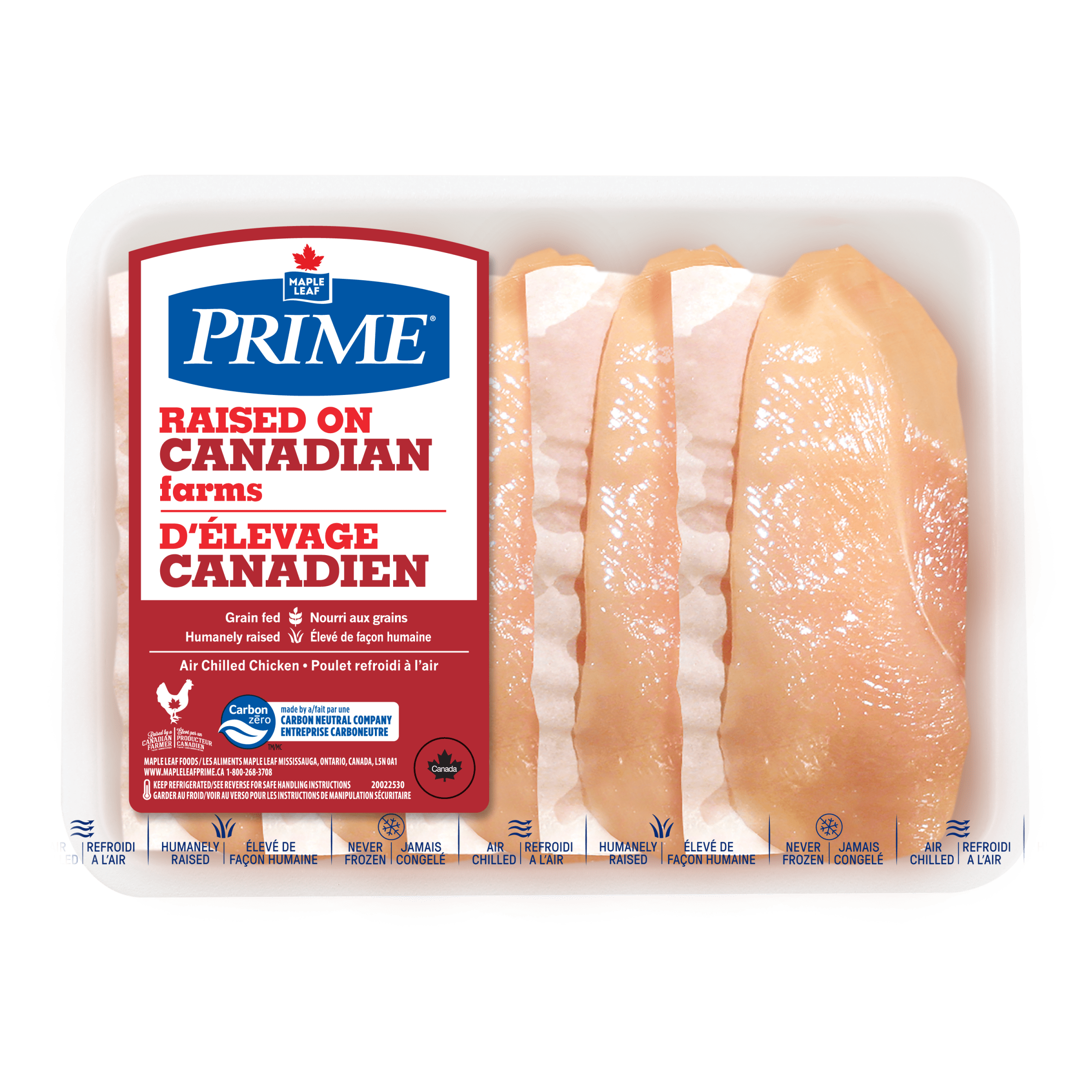 THIN SLICED BONELESS, SKINLESS CHICKEN BREAST