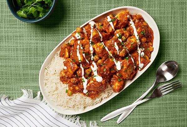 Spicy Butter Chicken and Chickpeas