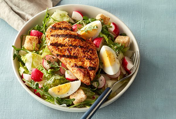 Warm Chicken and Radish Spring Salad