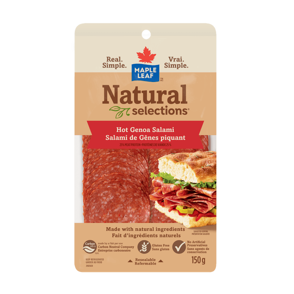 Salami de Gênes piquant Natural Selections Maple Leaf