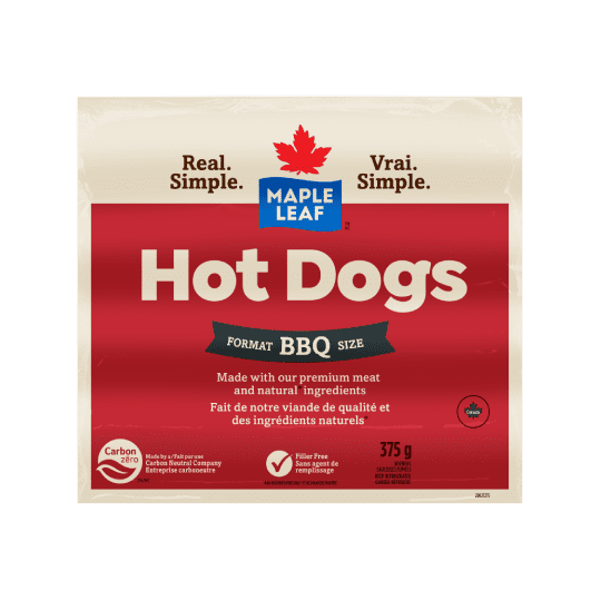 Saucisses fumées format barbecue Maple Leaf