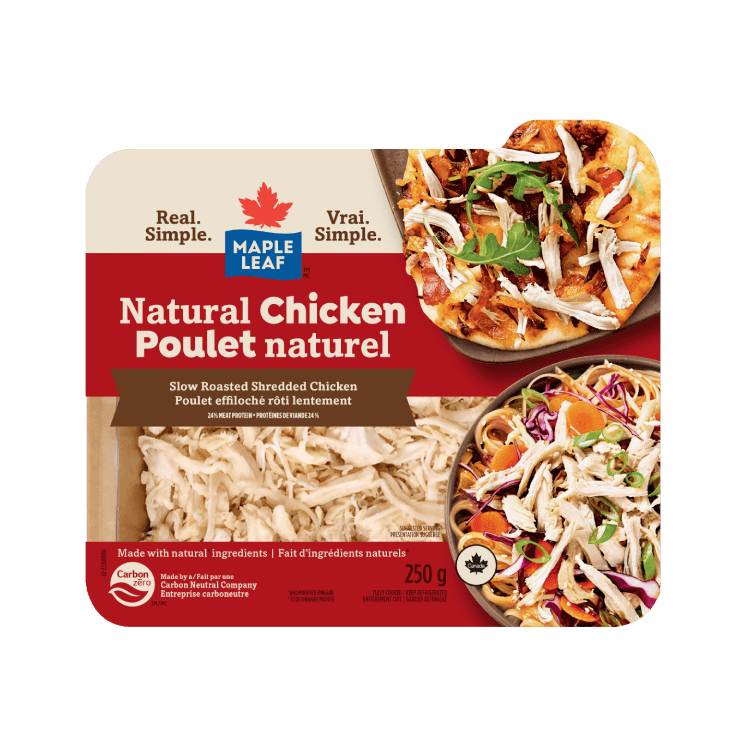 Poulet effiloché naturel Maple Leaf🅫