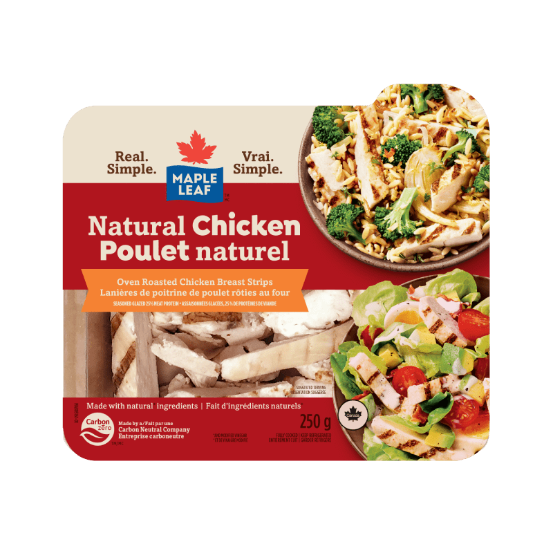 Poulet tranché naturel Maple Leaf🅫