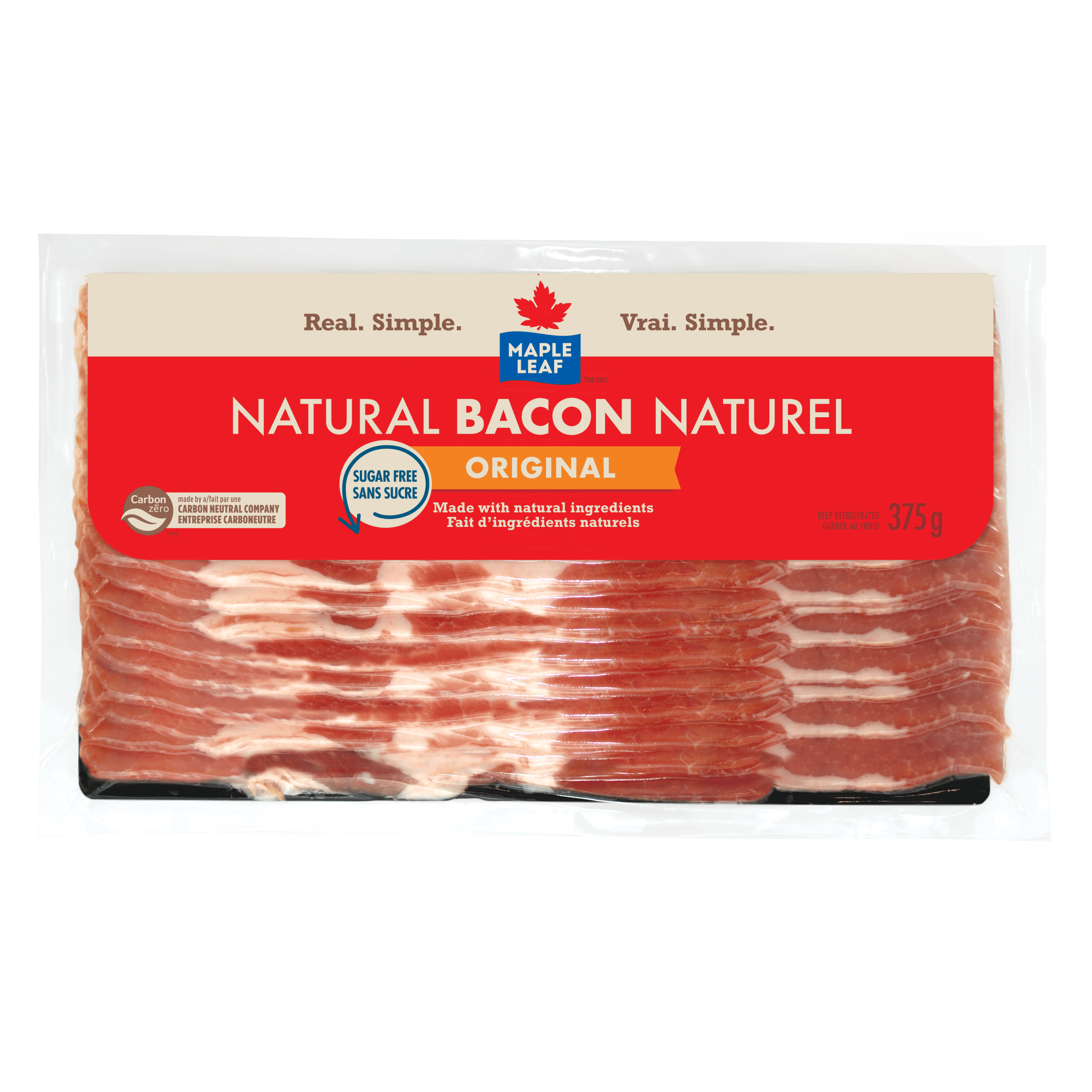 Maple Leaf Original Natural Bacon