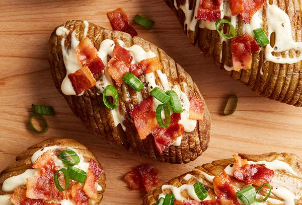 Baked Caesar Potato Slices