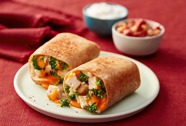 Maple Leaf Prime® Raised Without Antibiotics Chicken & Broccoli Burritos