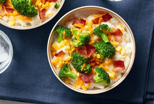 Farmers Bacon Broccoli and Cheese Mashed Bowl