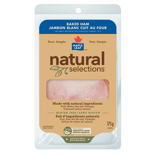 Maple Leaf Natural Selections Baked White Ham