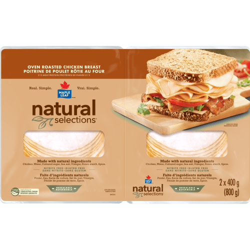 Maple Leaf Natural Selections Oven Roasted Chicken Breast – Double Pack