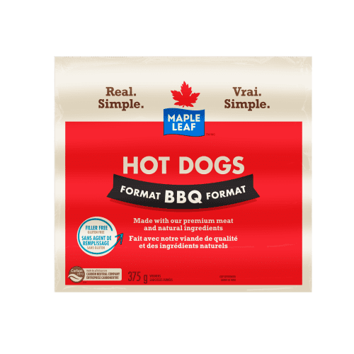 Maple Leaf Hot Dogs BBQ format