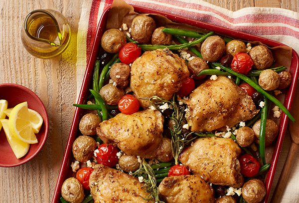 Mediterranean Sheet Pan Chicken