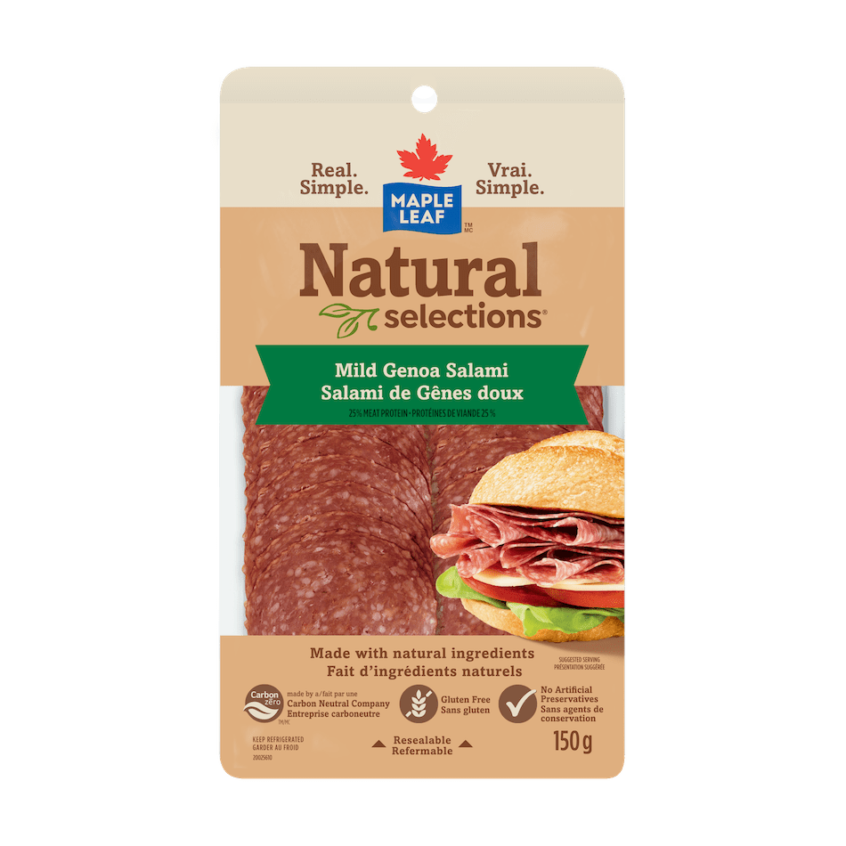 Maple Leaf® Natural Selections® Mild Genoa Salami