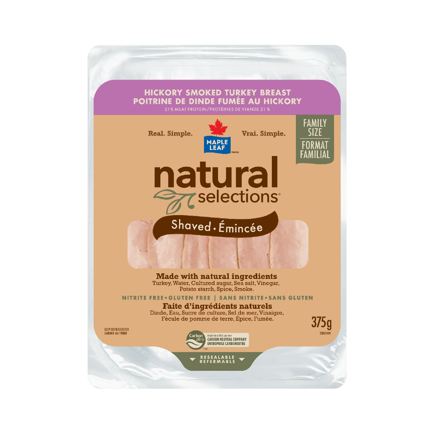 Maple Leaf® Natural Selections® Hickory Smoked Turkey - Family Size