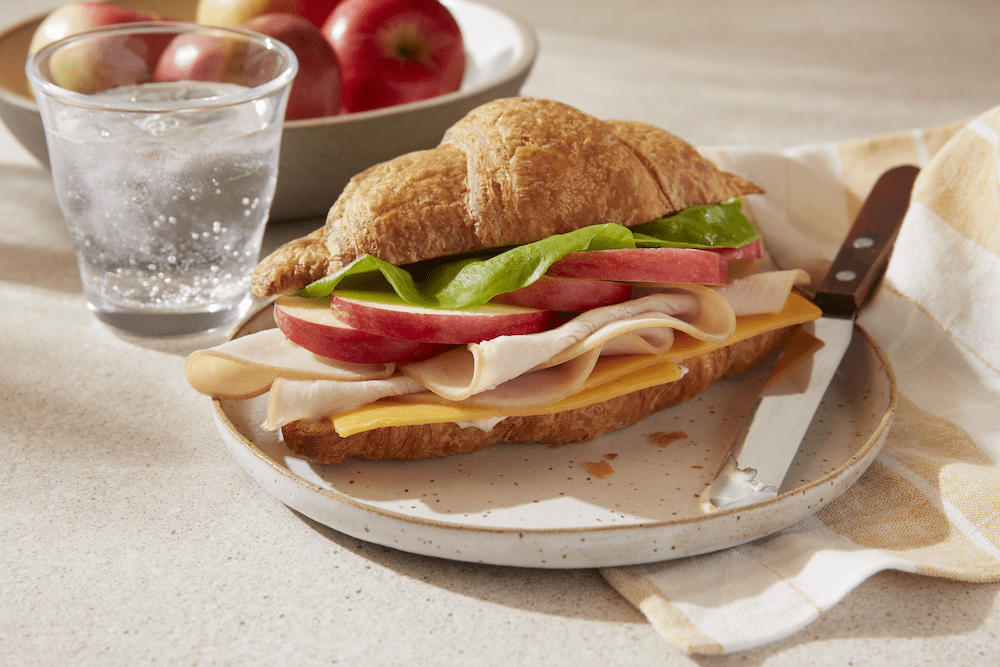 Turkey and Apple Sandwich