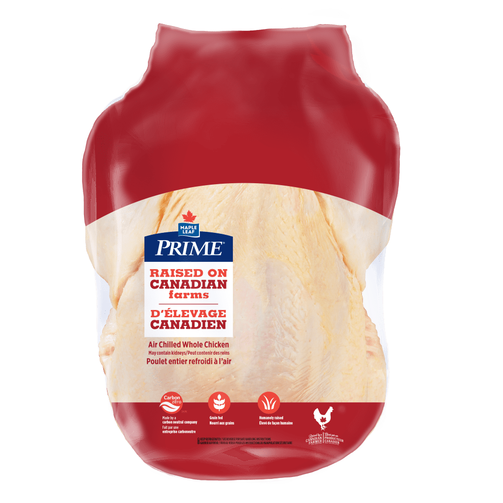 Maple Leaf Prime® Raised on Canadian Farms Whole Chicken Maple Leaf