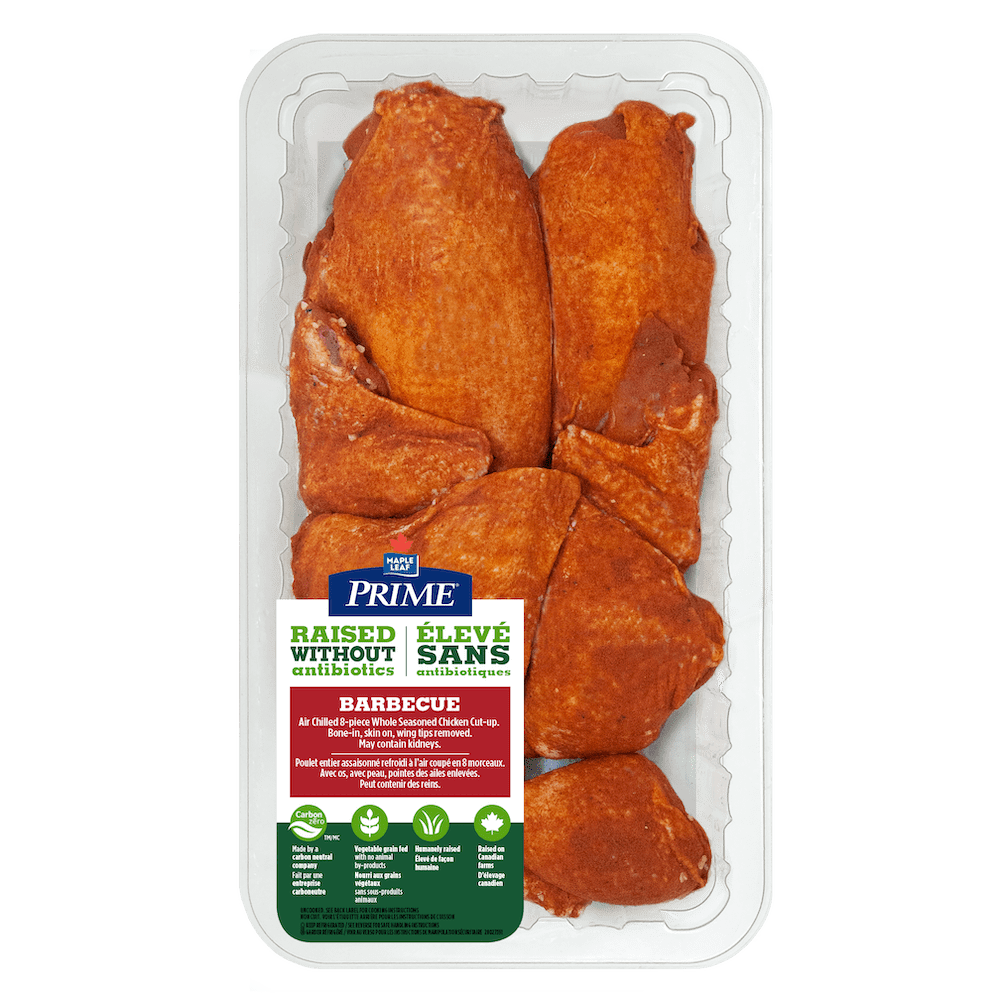Maple Leaf Prime Barbecue Cut Up Chicken