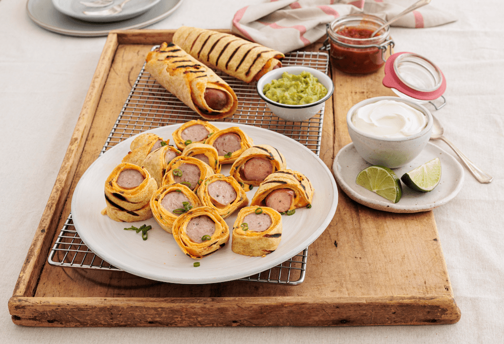 Quesadilla Wrapped Sausage Bites