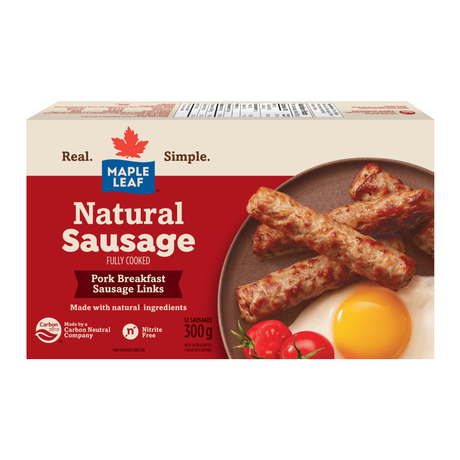 Maple Leaf® Natural Breakfast Sausages