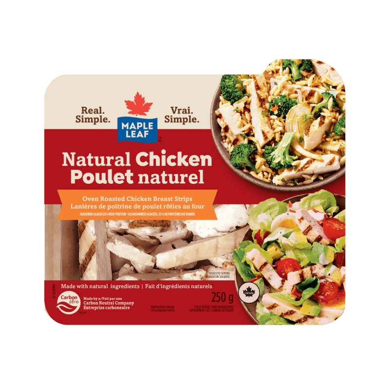 Maple Leaf® Natural Sliced Chicken Breast