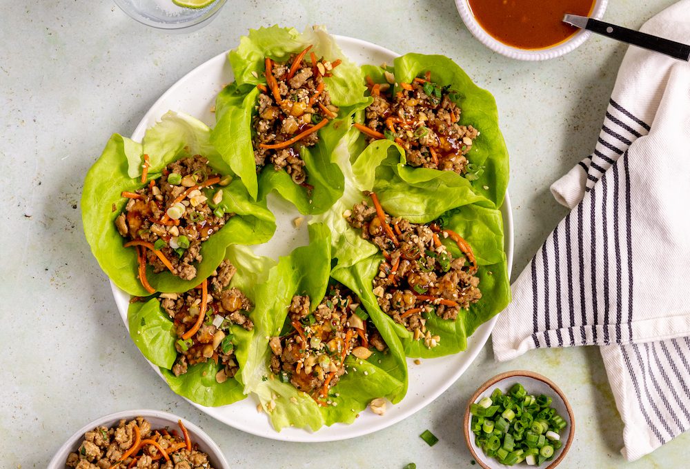 Thai Chicken Lettuce Wraps